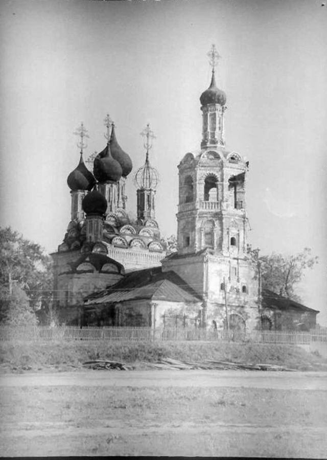 Чураков М.М. Церковь Троицы Живоначальной, с. Дединово Троицкий монастырь. Генплан